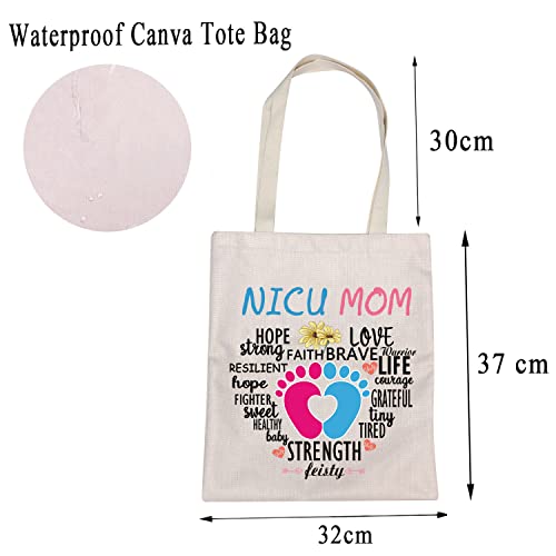Bolso tote para mamás de la UCIN: regalo para mamá, regalo para esposa, regalo para amigas, regalo para damas de honor, regalo para cuñadas, regalo para suegras, regalo para nueras, regalo para compañeras de trabajo miniatura 5