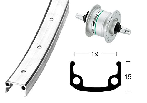 28 zoll fahrrad laufrad vorderrad shimano dynamo dh3n20 silber