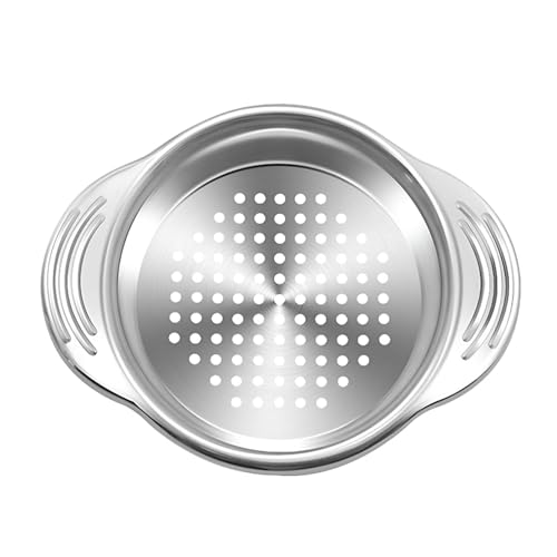 Stainless Steel Can Colander, Tuna Strainer Press Dishwasher Safe Drainer, Mess Free Kitchen Tool Pasta Strainer, Tuna Press Can Sieve for Kitchen Most Food Tins