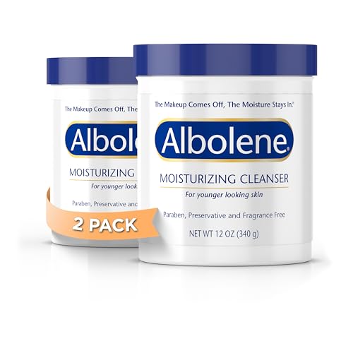 Albolene Moisturizing Cleanser & Makeup Remover Balm - Fragrance-Free Facial Cream for Cleansing & Hydration...