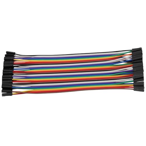 Heevhas 120PCS 40 Pin Jumper Wire Cable Breadboard Ribbon Cables 15cm/ 5,9 inch Female-Female Male-Female Male-Male Jumper Cable 24AWG Wire Jumpers for Arduino Breadboard DIY Project - imagen 3