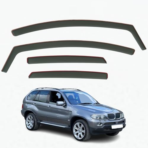 Déflecteurs d'air anti-buée et anti-pluie pour BMW X5 E53 SUV 1999-2006