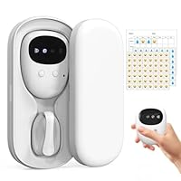 Afenau Bettnässer Alarm Kinder, Rechargeable Wireless Bettwetting Alarm, Drahtlose Bettalarm mit 3 Working Modes und Vibrationsgeräusch Erinnerung, Weiß