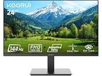 KOORUI – KOORUI 24 Zoll Gaming Monitor VA FHD 144Hz Slim VESA PC Bild