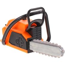 Toddmomy Miniature Toy Chainsaw, Realistic Tiny Dollhouse Chainsaw Figurine, Fairy Garden Accessories for Landscape Decoration, Realistic PVC Pretend Play Tool, 3.3"