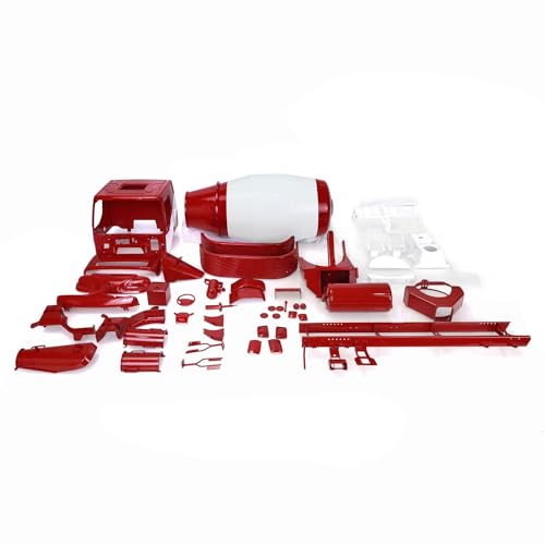 LESU 1/14 Metal RC Mezclador Camión 6X6 Vehículo de hormigón teledirigido para modelos