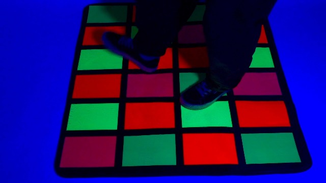 Tapete Neon Duraaamo 99x99 cm Antideslizante Fluorescente miniatura 7