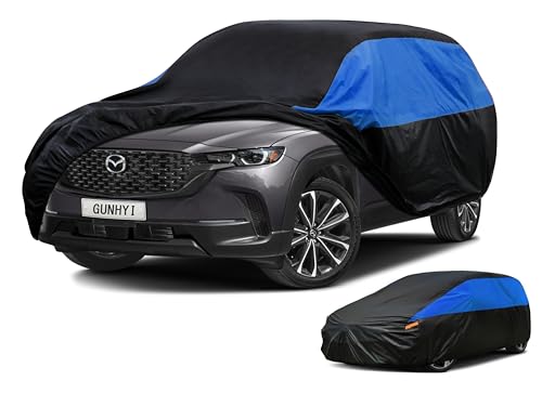 Image of GUNHYI Mazda Car Cover Custom Fit Mazda CX50 CX-50 Waterproof All Weather, Lightweight Full Car Cover Outdoor Sun UV Rain Dust Snow Wind Protection.