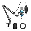 Neewer USB-microfoonset, 192 kHz/24 bits, plug & play, nierkarakteristiek, podcast, condensatormicrofoon met…