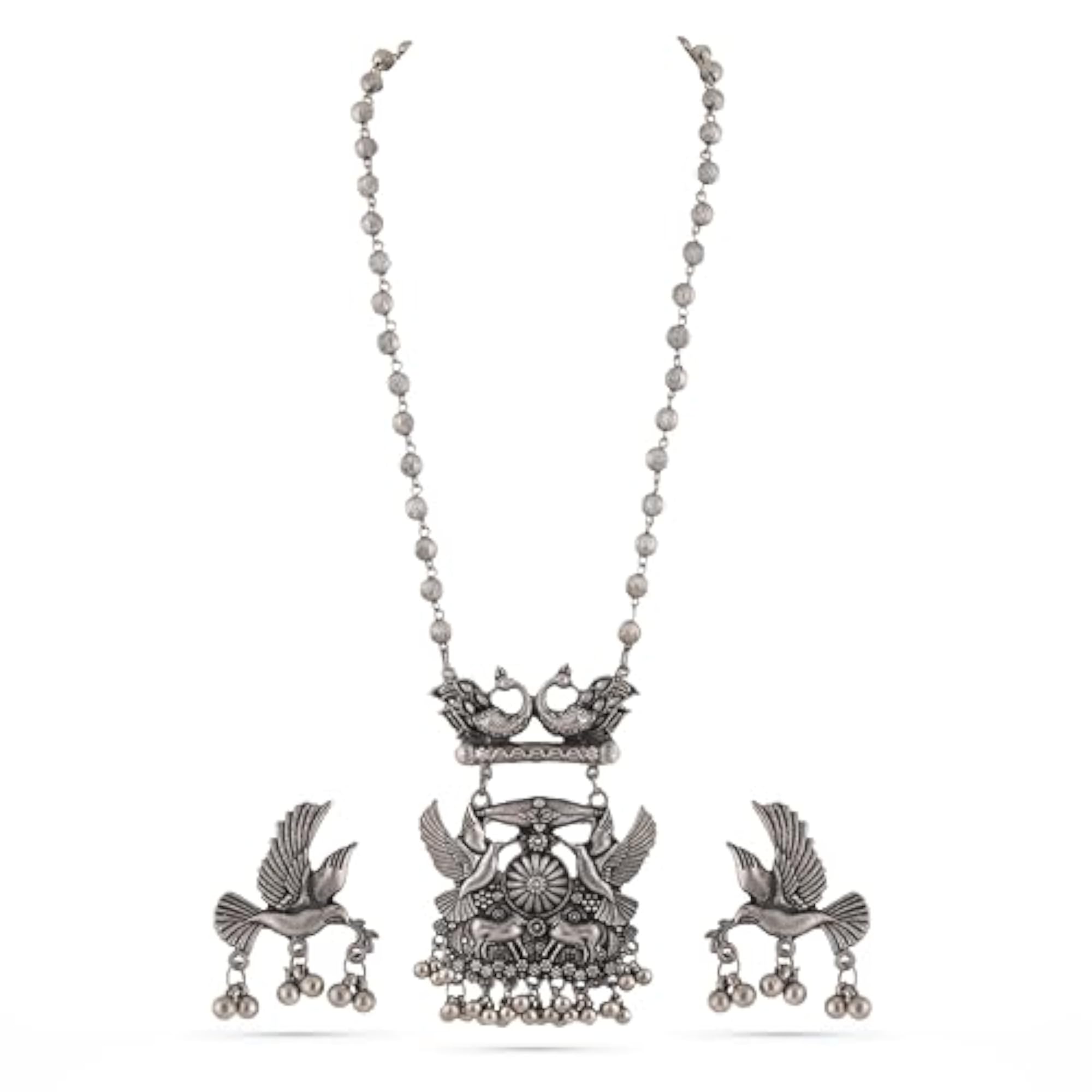 Traditional Statement Oxidised Jewellery Set for Women