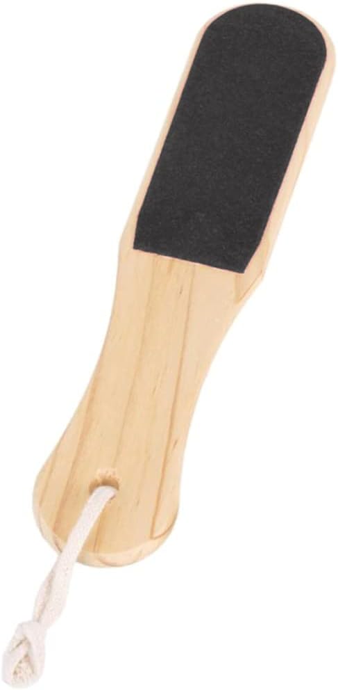 Double-Sided Wood Foot File, Foot Pedicure Rasp Foot File and Cracked Skin Callus Remover for Feet Scraper File Brush Tools