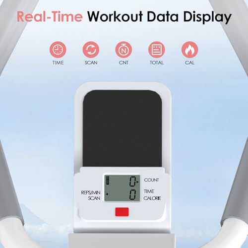 Image of Foldable Ab Machine, 5-in-1 Adjustable Ab Trainer for Home Gym, Full-Body Core Workout Equipment