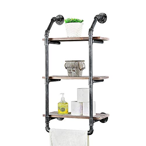 Tech Deals ๐ฅ Industrial Bathroom Shelves Wall Mounted 3 Tier,19.68in Iron Pipe Shelving with Towel Bar,Rustic Pipe Shelf with Towel Rack Bathroom Shelf Over Toilet,Farmhouse Wood Shelves Metal Floating Shelves Tech Deals ๐ฅ Industrial Bathroom Shelves Wall Mounted 3 Tier,19.68in Iron Pipe Shelving with Towel Bar,Rustic Pipe Shelf with Towel Rack Bathroom Shelf Over Toilet,Farmhouse Wood Shelves Metal Floating Shelves