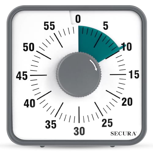 Secura 7.5 Inch Mechanical Visual Timer