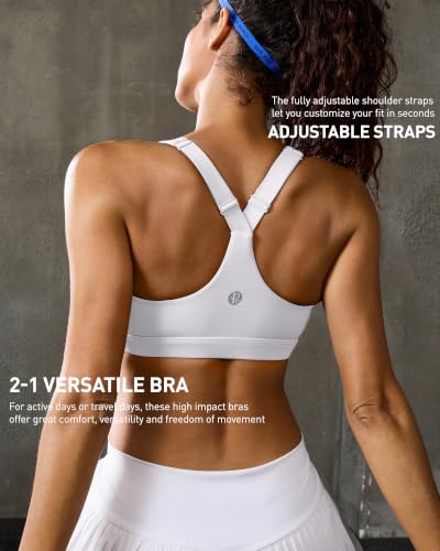 Image of RUNNING GIRL Sports Bras for Women, Molded Cup High Impact Sports Bra Workout Bras for Women High Support Racerback