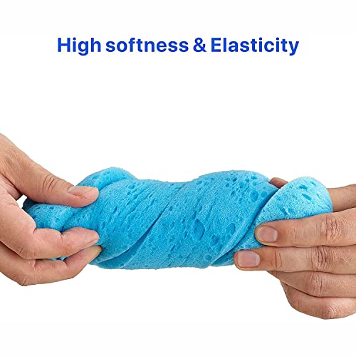 Image of ALOUD CREATIONS Bike & Car Wash Sponge | Multipurpose Easy Grip Foam Sponge for Kitchen, Bathroom, Household Cleaning | Colourful | Pack of 5