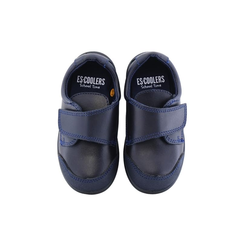 escoolers Zapato Colegial Unisex Fabricados en Piel - Muy Cómodos de Fácil Apertura con Velcro - Made in Spain.