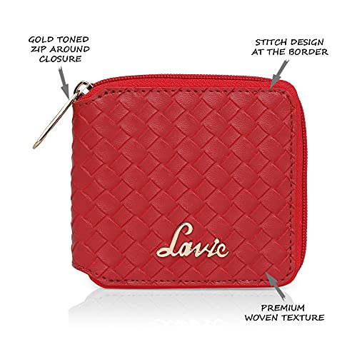 Image of Lavie Women's Sacy Wallet | Ladies Stylish Purse Bag | Zip Around Wallet | Gift for Women