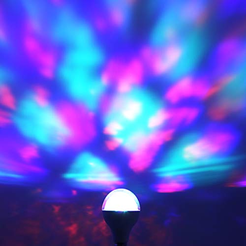 Image of Feit Electric Multicolor Changing Disco Party LED Light Bulb, DISCO1 /LED, A19, RGB, RGB Multicolor, 5.3 inch H x 3.15 inch D (Pack of 2)