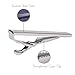 Tie Clip by Mark Ross - Brushed Silver Tone Tie Bar Clip for Men with Premium Giftbox Packaging 2.25