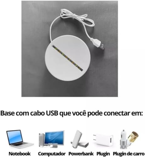 Luminária de Mesa LED USB com Tela para Escrever e Caneta - Decoração Criativa para Todos os Ambient