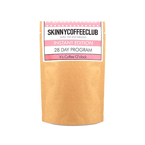 Skinny Coffee Club Instant Coffee Original 28 Day Program | Get Slim Fast Last Minute Solution | Simple Fast and Fabulous | Specifically Formulated for Your Goal | Made in The UK