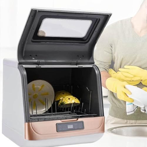 Lavavajillas portátil, multifuncional, sin instalación, mini lavavajillas para oficina en casa, limpieza completa sin instalación, ideal para espacios pequeños