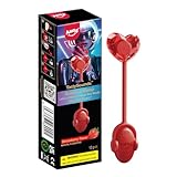 AMOS Musicales Sucette Bonbon Lollipop, 1x Strawberry Fraise Audio Sucettes, Noël Christmas Fête Sucettes Gift, Bonbon Sans Sucre Individuel Emballés Candy Parfait Pour Fête