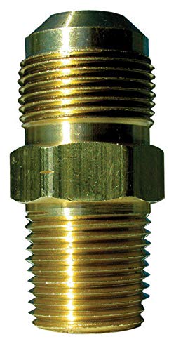 JMF15/16 in. Flare x 1/2 in. Dia. Male Brass Gas Adapter