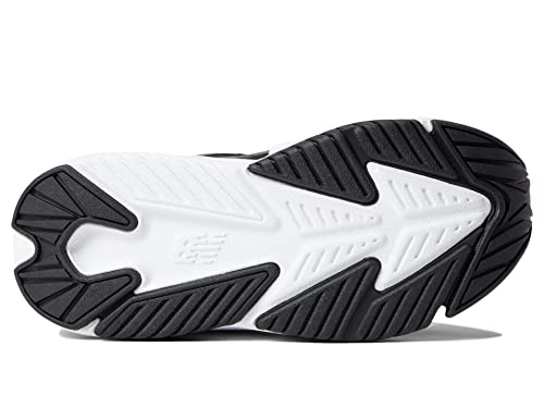 New Balance Kid's Rave Run V2 Hook and Loop Running Shoe, Black/White, 2 Wide Infant4