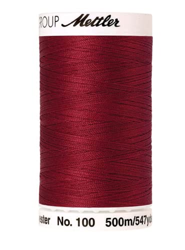 Fil à coudre polyester Amann 0105 rouge la qualité supérieure pour finitions de haute précision