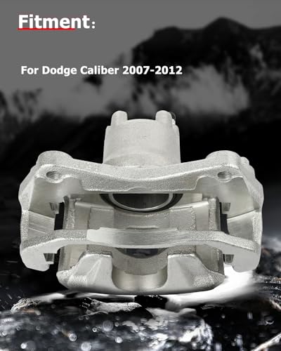 Image of cciyu Front Left & Right Brake Calipers Assembly w /Bracket 18B5032A 18B5033A 2007 2008 2009 2010 2011 2012 For Dodge For Caliber
