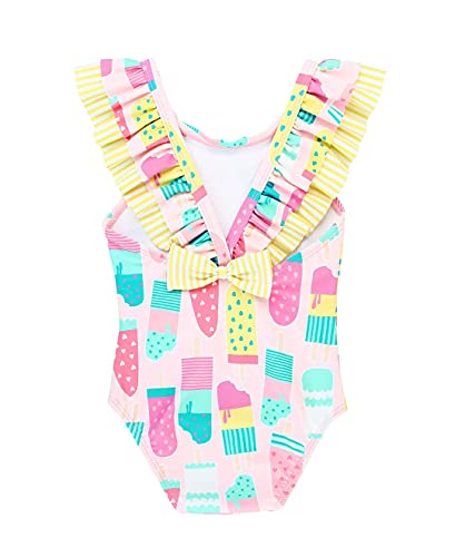 Image of RuffleButts Baby /Toddler Girls Ruffle Strap One Piece Swimsuit w /UPF 50+ Sun Protection