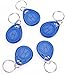 AMEXCOS Proximity EM4100 125KHz RFID Card Tag Token Key Chain Keyfob Reader, Keypad Card for Door Entry Access Control System, for Security Lock (Pack Of 5)