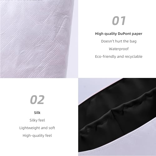 DGAZ Lightweight Purse Organizer Insert for Longchamp Le Pliage Energy Series Bag,silk and DupontPaper handbag inner for Luxury Bags(Black,Le Pliage Energy L) by DGAZ - Used condition - Image 6