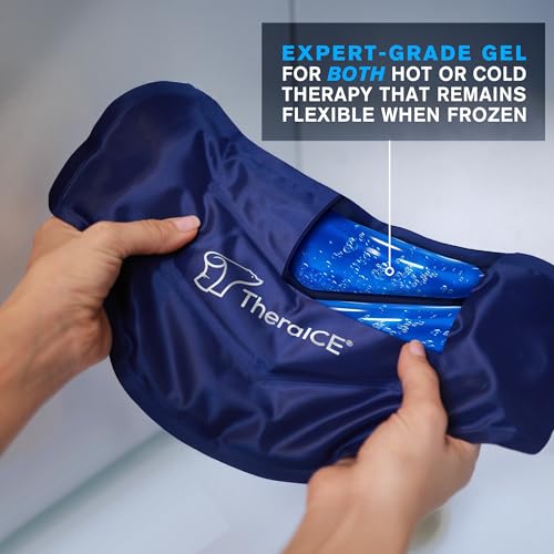 Image of TheraICE Ice Pack for Back Pain Relief | Reusable Lower Back Wrap for Hot or Cold Therapy | Relief for Lower Lumbar, Sciatic Nerve, Herniated or Degenerative Disc, Coccyx, Tailbone Pain Replacement -1