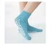 Medline Blue Adult Soft Knit Gripper Slippers - 12 Pairs - 1 Size Fits Most
