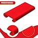Lljsszr Dragon Boat Seat Cushion Paddle Seat Pad Rowboat Saddle Cushion Pad Made of Water- EVA Material with Comfortable Support for Camping, Rowing, red