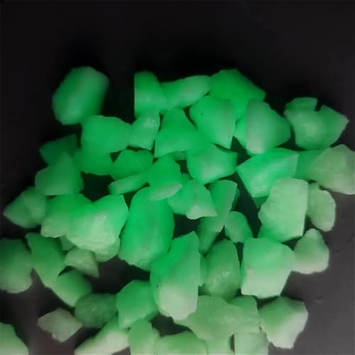 Piedra luminosa verde para revivir espacios oscuros con collar incluido 7