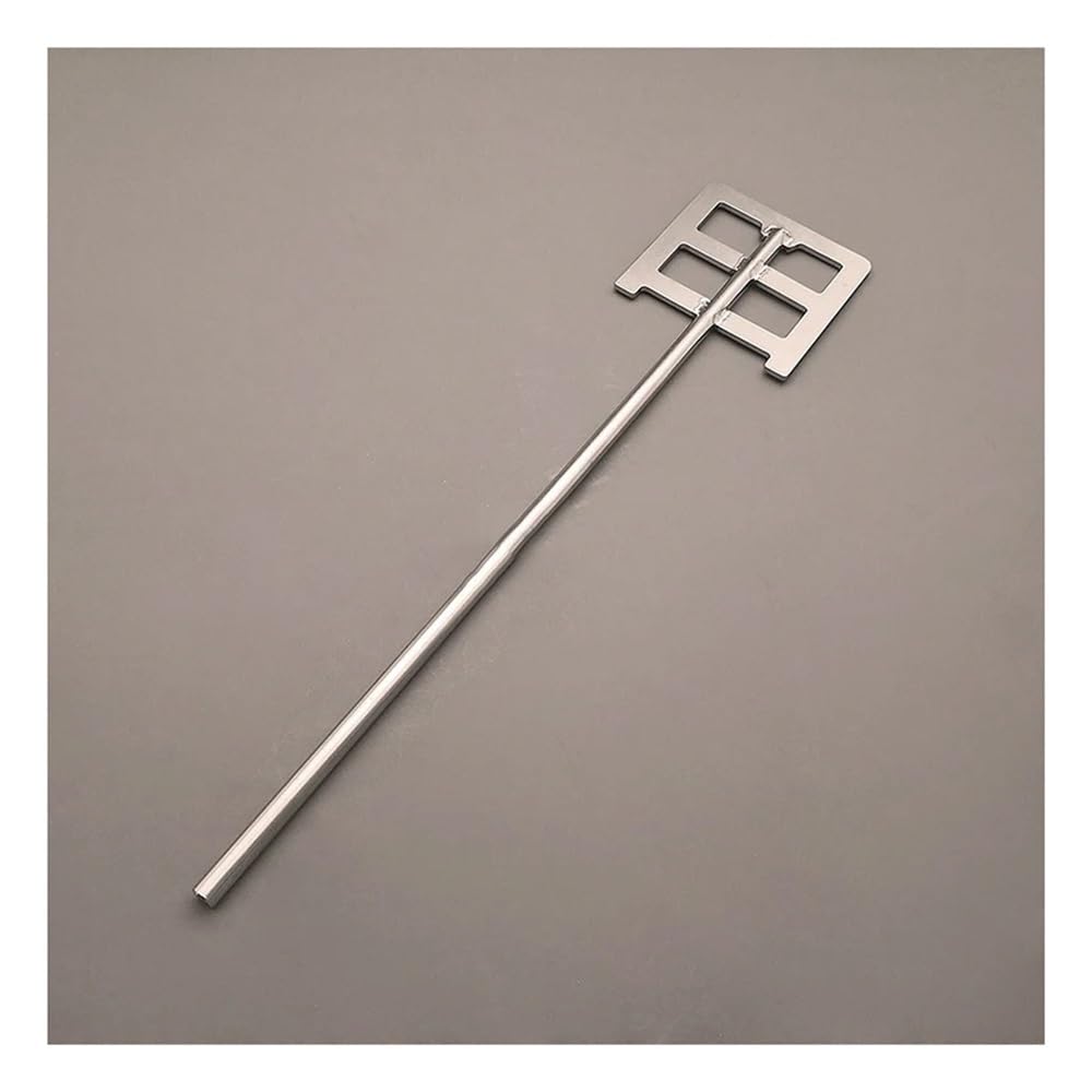 Varilla de agitación, barra de agitación de acero inoxidable con eje, paleta de laboratorio para mezclar, múltiples