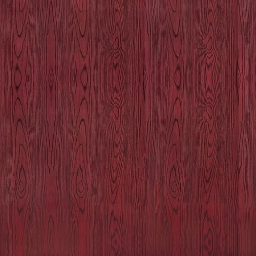 Image of Self Adhesive Decorative Peel Stick Waterproof Wooden Door Wallpaper Wall Decor Removable Wall Sticker for Living Room Hall Decoration PVC Vinyl DIY 45x304cm