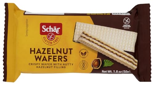 Schar Hazelnut Wafers Gluten Free -- 1.8 oz (Pack of 2)