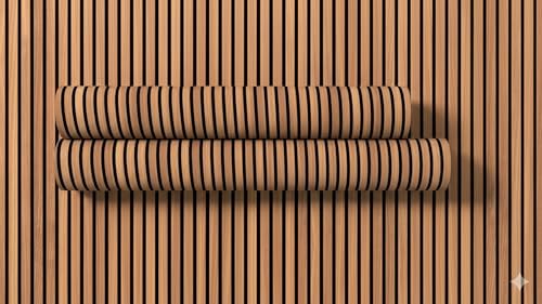 Image of Premium Wooden Wallpaper Roll Textured Wood Design Wall Sticker for Living Room Bedroom Kitchen Furniture Renovation Peel and Stick Wall Decor Sheet (45.5x305cm)