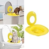toilette per gatti autopulente Soluzione di allenamento affidabile : la base antiscivolo di questo kit supporta un allenamento graduale del WC per adattarsi rapidamente per adattarsi rapidamente mantenendo il comfort. Kit di allenamento per la toilette per gatti, riutilizzabile, sistema di allenamento per abituare il vostro gatto al WC, sistema di allenamento universale per gatti, con forte capacità di carico