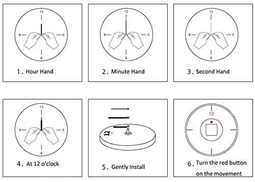 Shisedeco Art Ball Clock In Wood And Bamboo, Decorative Modern Silent Wall Clock For Home,Bedroom,Kitchen,Living Room,Office Etc. - Creative Wooden Mid Century Retro Design (Wood Bamboo Dark Walnut) #TOP4