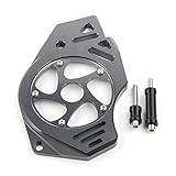 Duradero y práctico. ELWAA CYTMALL Tapa Protectora de Cadena de piñón de Motor Delantero Compatible con Kawasaki ER6N ER6F 2006 2007 2008 2009 2010 2011 2012 2013 2014 2015 2016 2017 (Color : Gray)