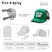 I'd Rathers Be HomesHats for Women Fashionable Fashionable Hat for Womens Light Weight Cap Sun Visor Hat Green