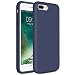 Miracase iPhone 8 Plus Silicone Case, iPhone 7 Plus Silicone Case Silicone Gel Rubber Full Body Protection Shockproof Cover Case Drop Protection for Apple iPhone 7 Plus/iPhone 8 Plus(5.5")-Navy Blue
