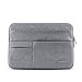 ZiXing Schutzhülle Hülle Sleeve Umhüllung mit Mehrere Taschen für Laptops/Macbooks/Notebook PC/Netbooks/Ultrabooks 13 Zoll Grau