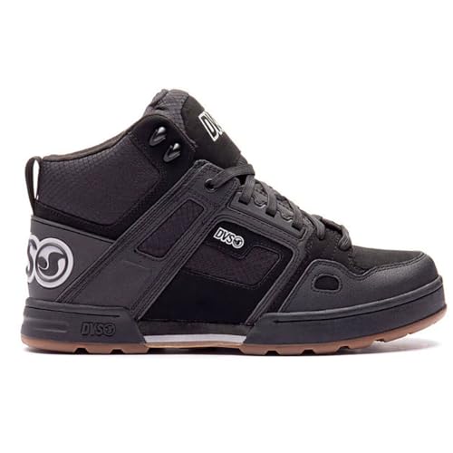 DVS Men's Comanche Boot (Black Reflective Charcoal, US Footwear Size System, Adult, Men, Numeric, Medium, 9.5)